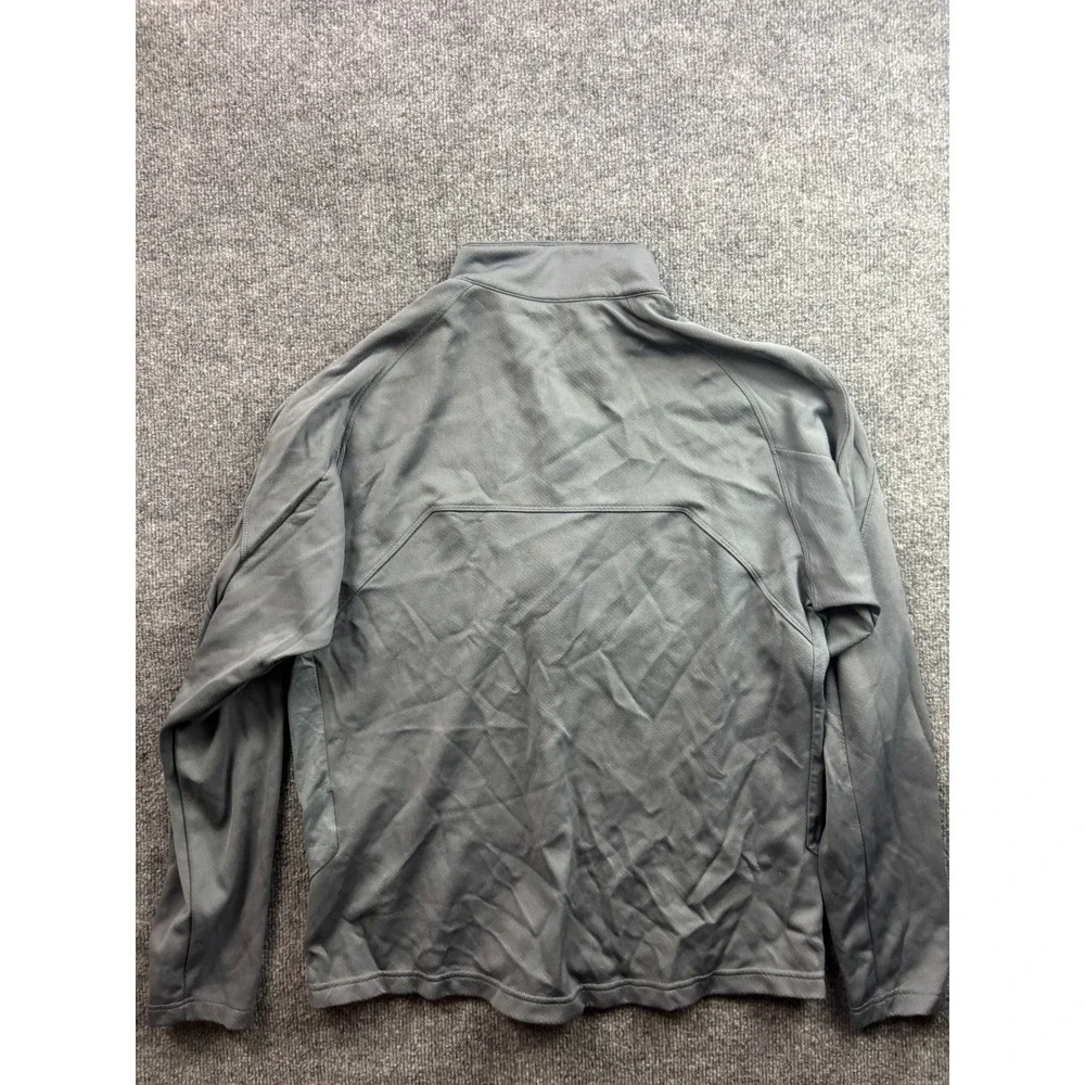 Nike Dri-FIT Quarter Zip Pullover Mens XL Gray Long Sleeve Athletic Top